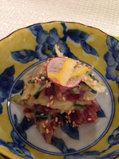 Toro haché ciboulette